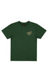 Santa Cruz Winkowski Dope Planet 2 Dot Youth T-Shirt Dark Green