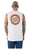 Santa Cruz Speed MFG Dot Mens Muscle Tee Off White Skate Connection