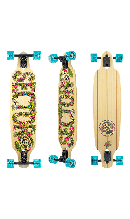 Sector 9 Flora Fractal Cruiser 36in x 9in
