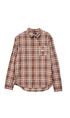 Stussy Authentic Oxford Mens Long Sleeve Tee Check Oxford