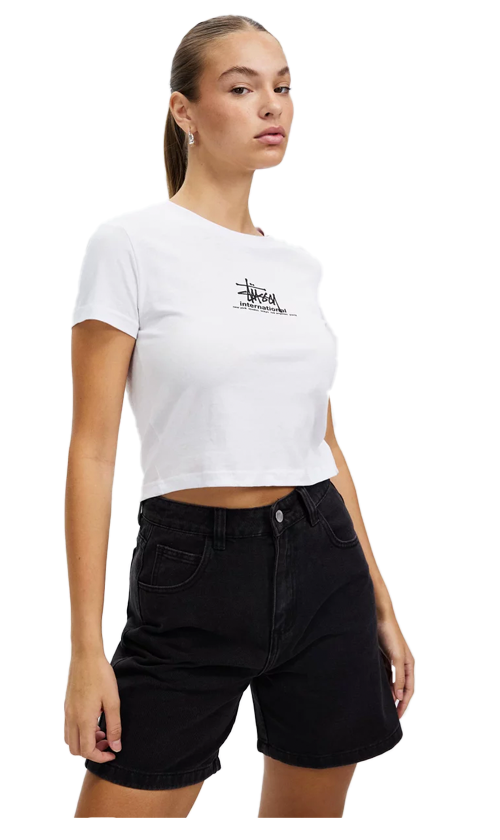 Stussy International Slim Ladies T-Shirt White