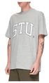 Stussy STU C Solid Mens T-Shirt Strong Grey Marle