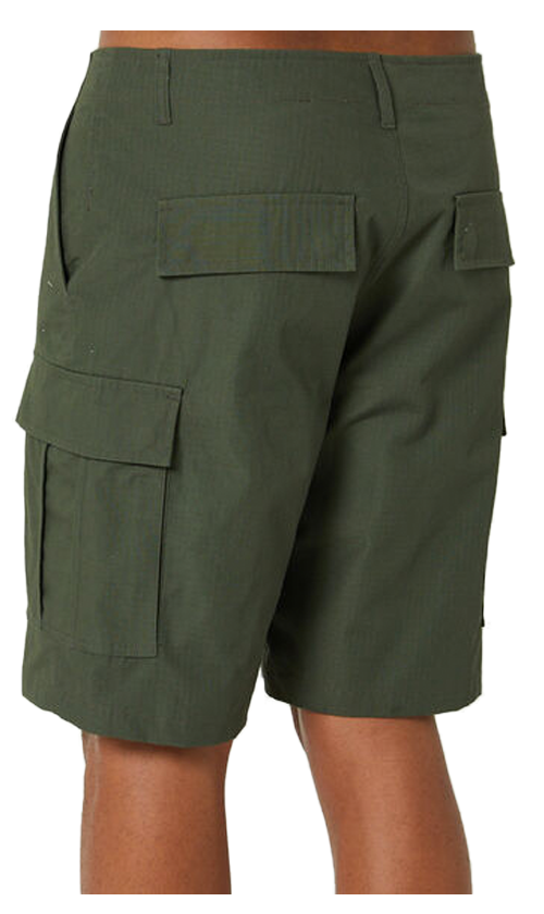 Stussy Surplus Mens Cargo Shorts Flora Green Ripstop