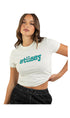 Stussy Typewriter Slim Ladies Tee Winter White