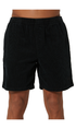 Stussy Wide Wale Mens Cord Beach Shorts Black/Black