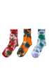 Stussy Tie Dye Ladies Socks 3pk Multi