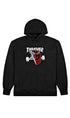 Thrasher x Spitfire Thrash & Burn Mens Hoodie Black