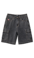 Xlarge Baggy Cargo Denim 91 Mens Shorts Washed Black
