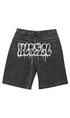 Xlarge Drip Dry Bull Denim Mens Shorts Washed Black