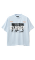 Xlarge Teach Peace Gorilla Fit Mens T-Shirt Dusty Ice