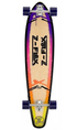 Z-Flex Pop Purple Fade Roundtail Longboard 39.5in