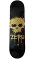 Zero Blood Skull R7 Deck Black/Gold 7.75in