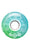 Crazy Brights Roller Skate Wheels 4 Pack Blue/Green Skate Connection