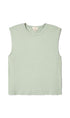 Brixton Carefree Organic Garment Dye Ladies Muscle Tank Sage Green