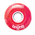 Crazy Disco Retro Roller Wheel 4 Pack Red Glitter