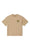 Brixton Drayton Heavy Weight Relaxed Mens T-Shirt Cream Classic Wash Skate Connection