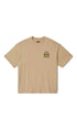 Brixton Drayton Heavy Weight Relaxed Mens T-Shirt Cream Classic Wash