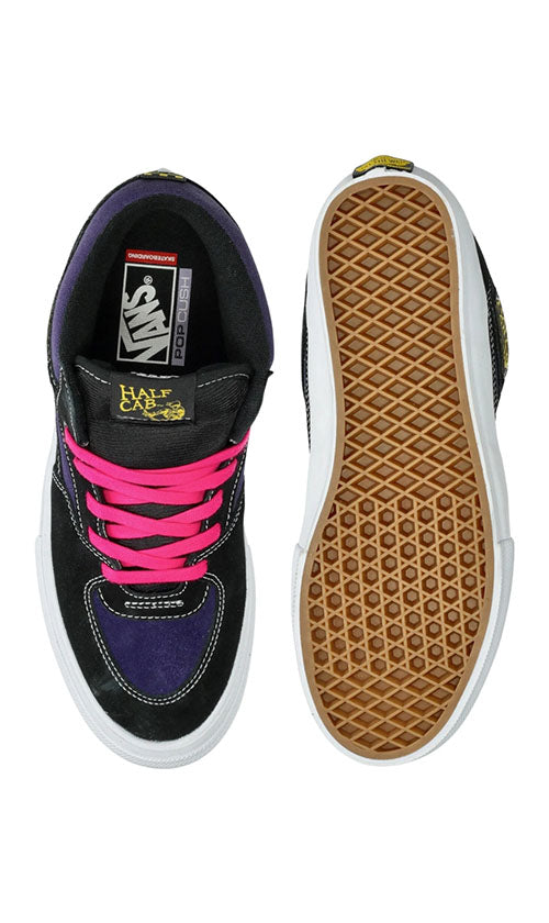 Vans Half Cab Mens Shoes Black/Purple - Main Image