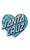 Santa Cruz Checker Heart Dot Sticker