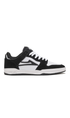 Lakai Telford Low Suede Mens Shoes Black/White Suede