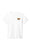 Brixton Linwood Mens T-Shirt White/Red Ochre/Curry Yellow Skate Connection