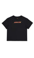 Santa Cruz Seeing Moon Dot Strip Youth T-Shirt Black