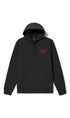 Brixton Palmer Proper Mens Hoodie Washed Black/White