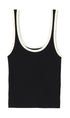 Brixton Ringer Organic Ladies A-Tank Black/Off White