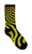 Spitfire Bighead Fill Embroidered Swirl Mens Socks Yellow/Black