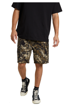 Stussy Surplus Mens Cargo Shorts Camo Print