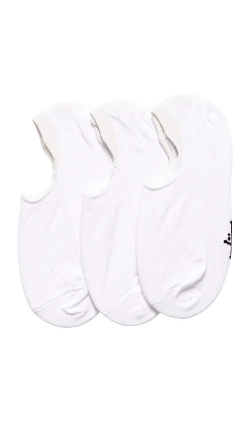 Stussy Graffiti Ladies No Show Socks 3pk White