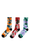 Stussy Tie Dye Mens Socks 3pk Multi