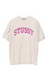 Stussy World League Relaxed Ladies Tee White Sand