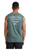 RVCA Slice Mens Muscle Tee Balsam Green
