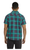 RVCA Tea Barbed Plaid Mens T-Shirt Teal