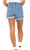 Rusty Cyprus High Denim Ladies Short Denim Blue