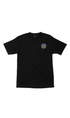 Santa Cruz Slime Balls Logo Chrome Mens T-Shirt Black
