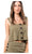 Rusty Rabble-Rouser Ladies Crop Cami Army from Skate Connection