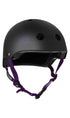 S1 Lifer Helmet Black Matte/Purple Straps