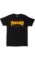 Thrasher Flame Mens T-Shirt Black