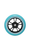 Envy Scooter Wheel Set 100mm Black/Teal Skate Connection