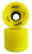 Coast Cruiser Wheels 65mm Yellow from Skate Connection