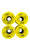 Coast Cruiser Wheels 65mm Yellow from Skate Connection