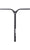 Envy Union V1 Aluminium Scooter Bar 650mm Black from Skate Connection