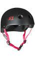 S1 Lifer Helmet Black Matte/Red Straps