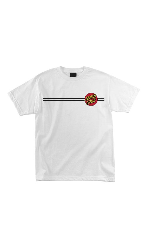 Santa Cruz Classic Dot Mens T-Shirt White - Main Image