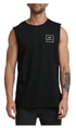 RVCA All The Way Mens Muscle Tee Black