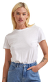 Afends Hemp Basics Ladies T-Shirt White