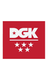 DGK 5 Star White/Red Sticker