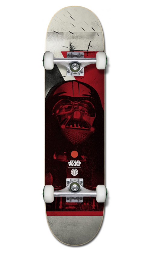 kanaal schedel spel Element x Star Wars Vader Skateboard 8.0in